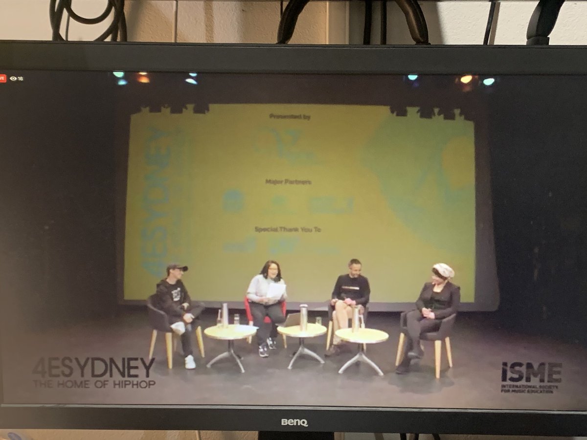 Panagio27239484's tweet photo. Watching @JamesHumbers along with amazing other artists talking about how Hip Hop engages the youth in music Ed. And how Hip Hop Leads to many opportunities in the music industry. https://t.co/Cfs8M2CHdi