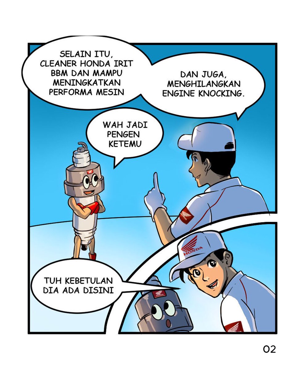 welovehonda's tweet photo. Yuk, langsung aja baca komiknya untuk tau lebih lanjut tentang Injection Cleaner Asli Honda!
#HondaGenuineParts #InjectionCleaner #AsliDariAhli #AHASS #Spareparts https://t.co/TBWmCRHZ8L