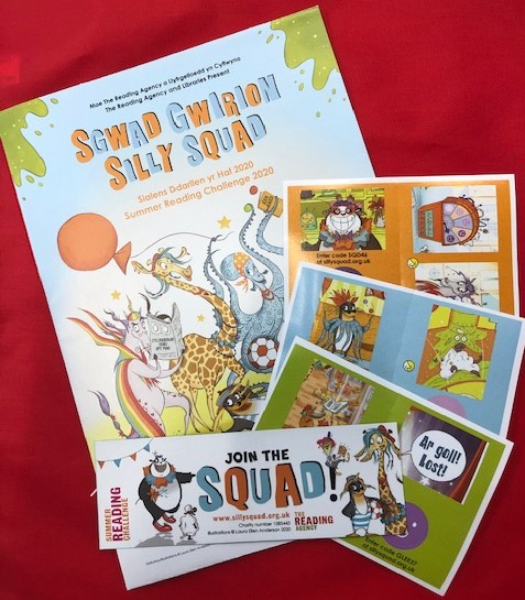 We are all ready for the #SummerReadingChallenge2020! Phone your local library to order a Silly Squad collector pack – and some books - and we’ll arrange an appointment for you to come and collect them. #LetsGetSilly denbighshire.gov.uk/en/resident/li…