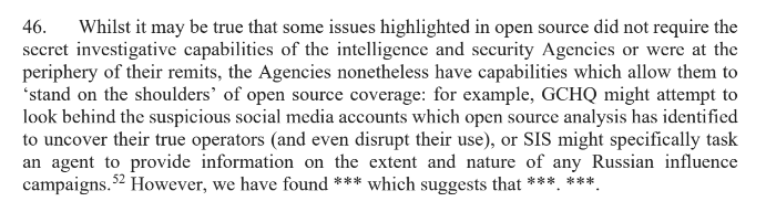Four years. We've had four years of news reports & academic research: 'open source evidence'. And the spooks didn't even cross-match the social media accounts! They literally don't even appear to have read the newspapers...
