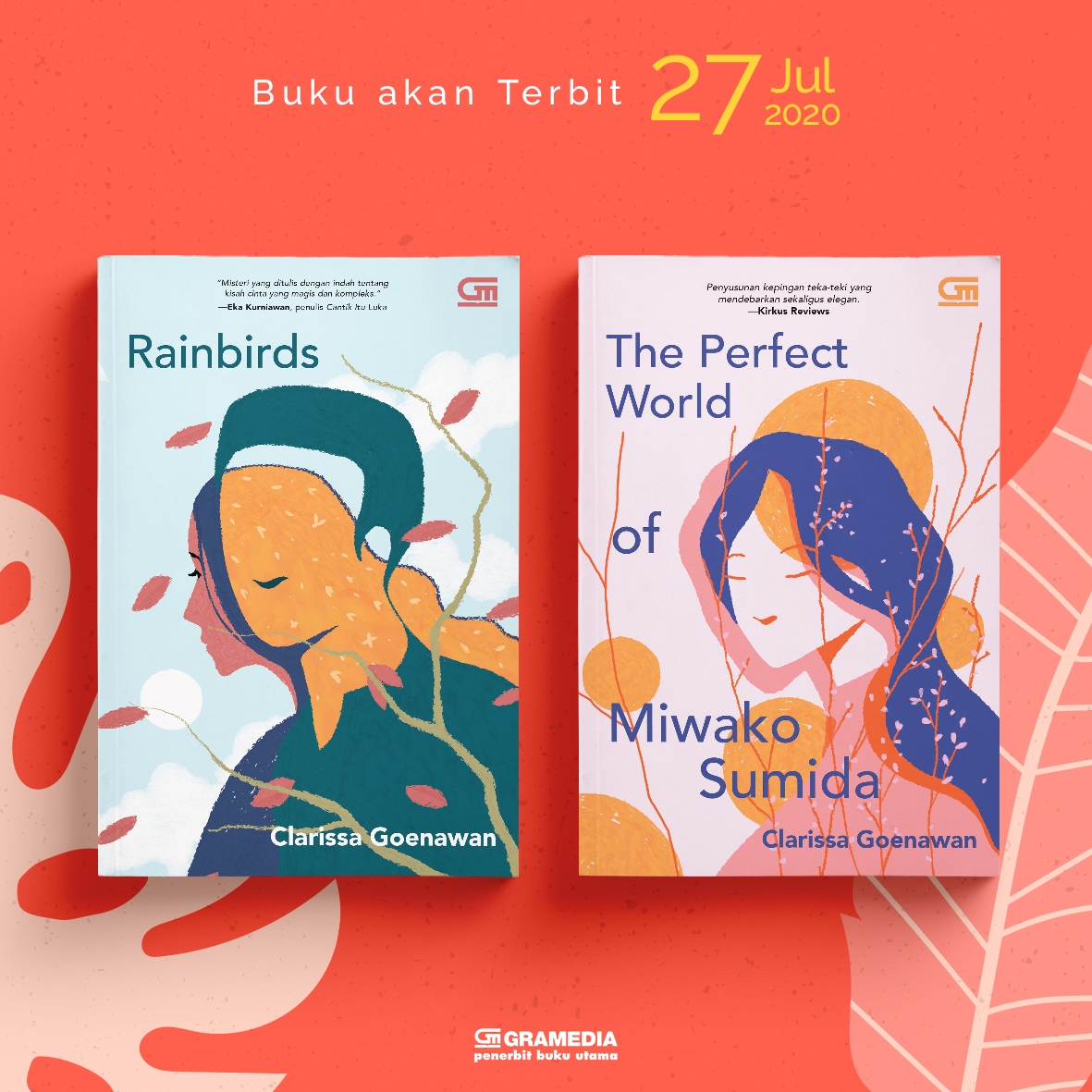 bukugpu's tweet photo. #UpcomingBooksGPU Tidak lama lagi karya @ClaireClaire05 terbit! Setelah kemarin PO berlangsung ramai, teman-teman yang belum punya bisa menjemputnya Senin depan. Mari tenggelam dalam kisah Keiko dan Miwako. #bukugpu https://t.co/UU8BOFVvtJ