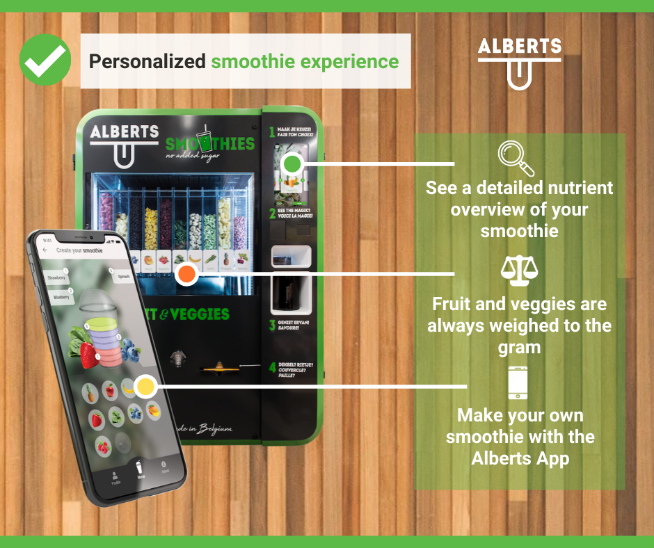 albertsliving's tweet photo. The Alberts #SmoothieRobot doesn't just make you a #freshsmoothie.
It's a whole experience!
Create your own #personalized recipe to the gram and see the magic happen.
Don't forget to take a look at the detailed overview of all the nutrients you'll be taking in on the screen. https://t.co/wFhj191SWj