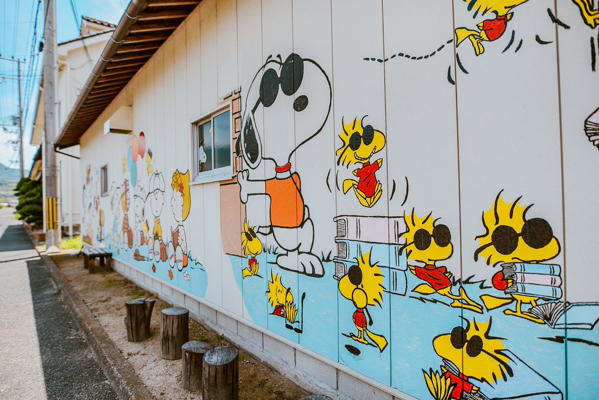 スヌーピーの壁