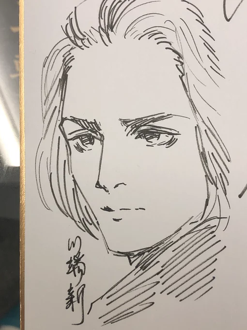 突然油性サインペン一発描きでフランツ・リストの似顔絵を描くことになった
曲好きです 