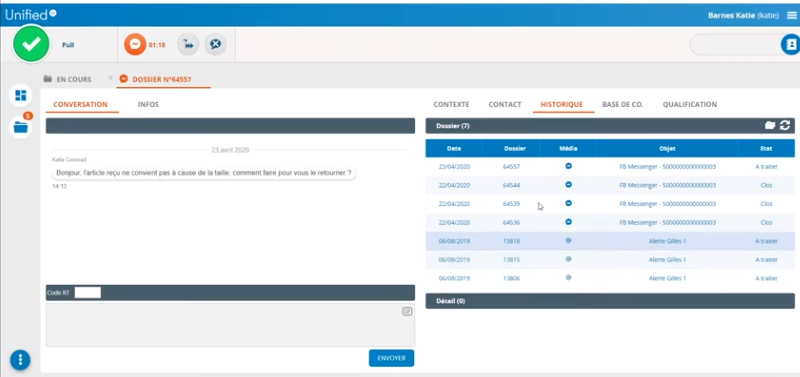 Akio_CX's tweet photo. #ServiceClient : Focus sur la gestion des demandes clients via #FacebookMessenger !

▶️ https://t.co/2GwmMsxn1m

#Digital #ExperienceClient #callcenter #CCaaS #RelationClient https://t.co/l8uHUtfw0L