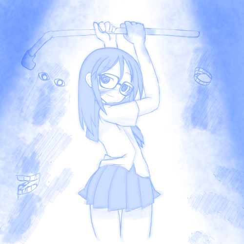 「ユルシテ……ユルシテ……」
「あっきーじゃない……まりーでもない……友達を探してるんだから邪魔しないで」
「ユルシテ……ユルシテ……」
オマジナイを繰り返して人の形を失ってしまった友達の魂を救うべく異界と化した校舎で頑張る女の子 