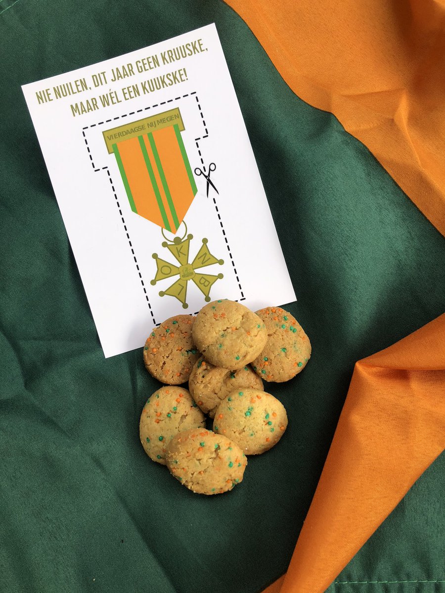 vaneigendeeg's tweet photo. Het lekkerste kruisje van de Wandel Vierdaagse 2020 https://t.co/Yry6135Q67