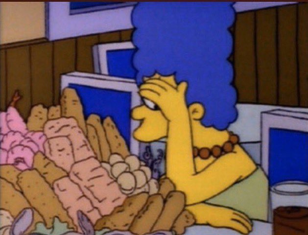 pix Marge Meme Verguenza too late to say good morning gamers