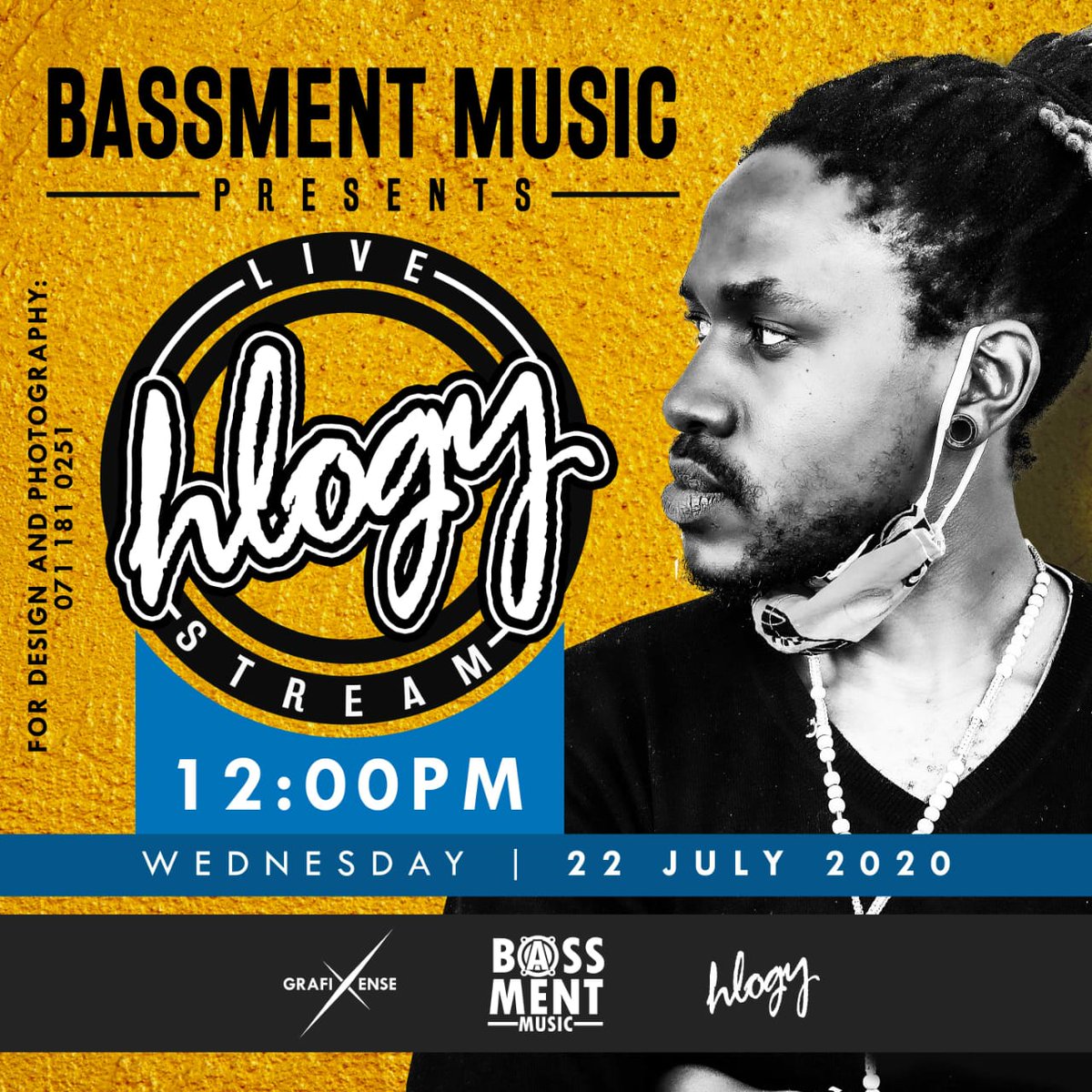bassmentmusicsa's tweet photo. Hi Y'all 

Lets JAM Tomorrow @ 12PM On Facebook With @HlogyMalahlela https://t.co/OLUwkmlE8b