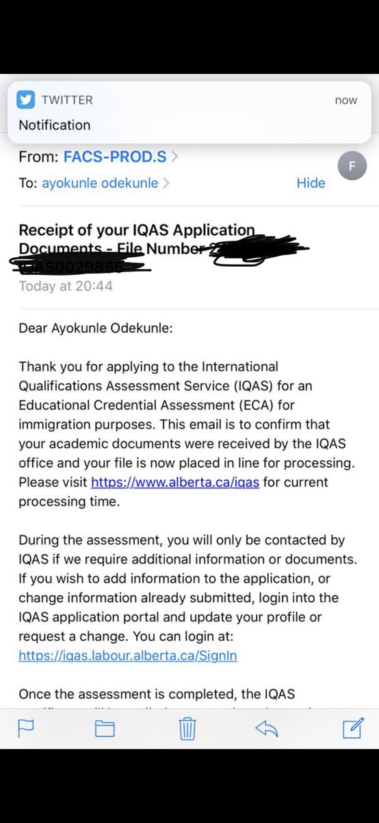 I was able to scale through the IELTS hurdle by June 2019. By that time, IQAS, after 5 months were just acknowledging receipt of my Application and transcript. Things were looking good
