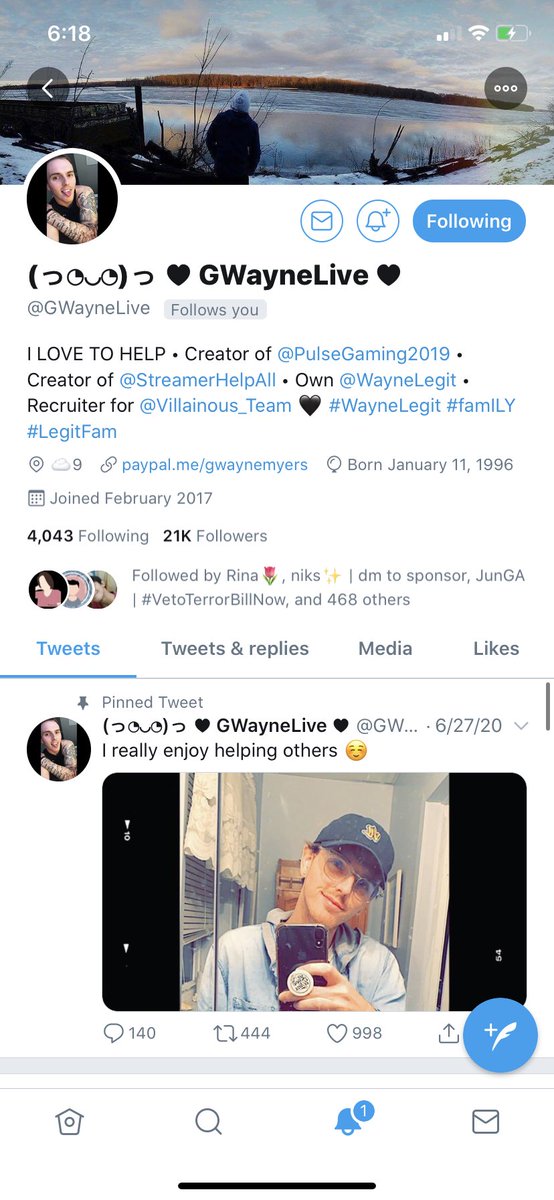 kenekshn's tweet photo. @GWayneLive omggg is this real???? Waahhh thank you for the follow back β€οΈ #famILY #WayneLegit https://t.co/qn88krmCRc