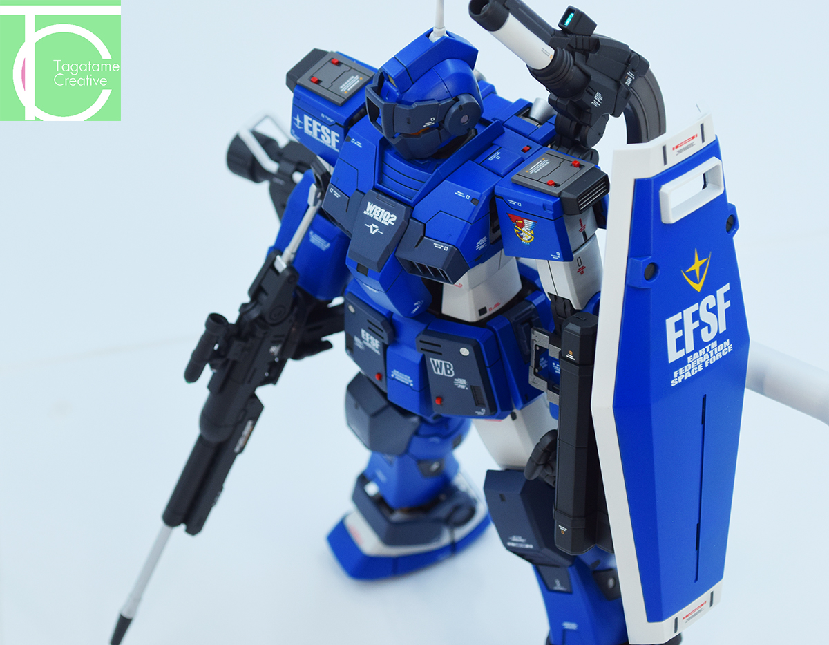 スレッガー専用 ジムスナイパーⅡ」オリジナルカスタム 改修全塗装完成品