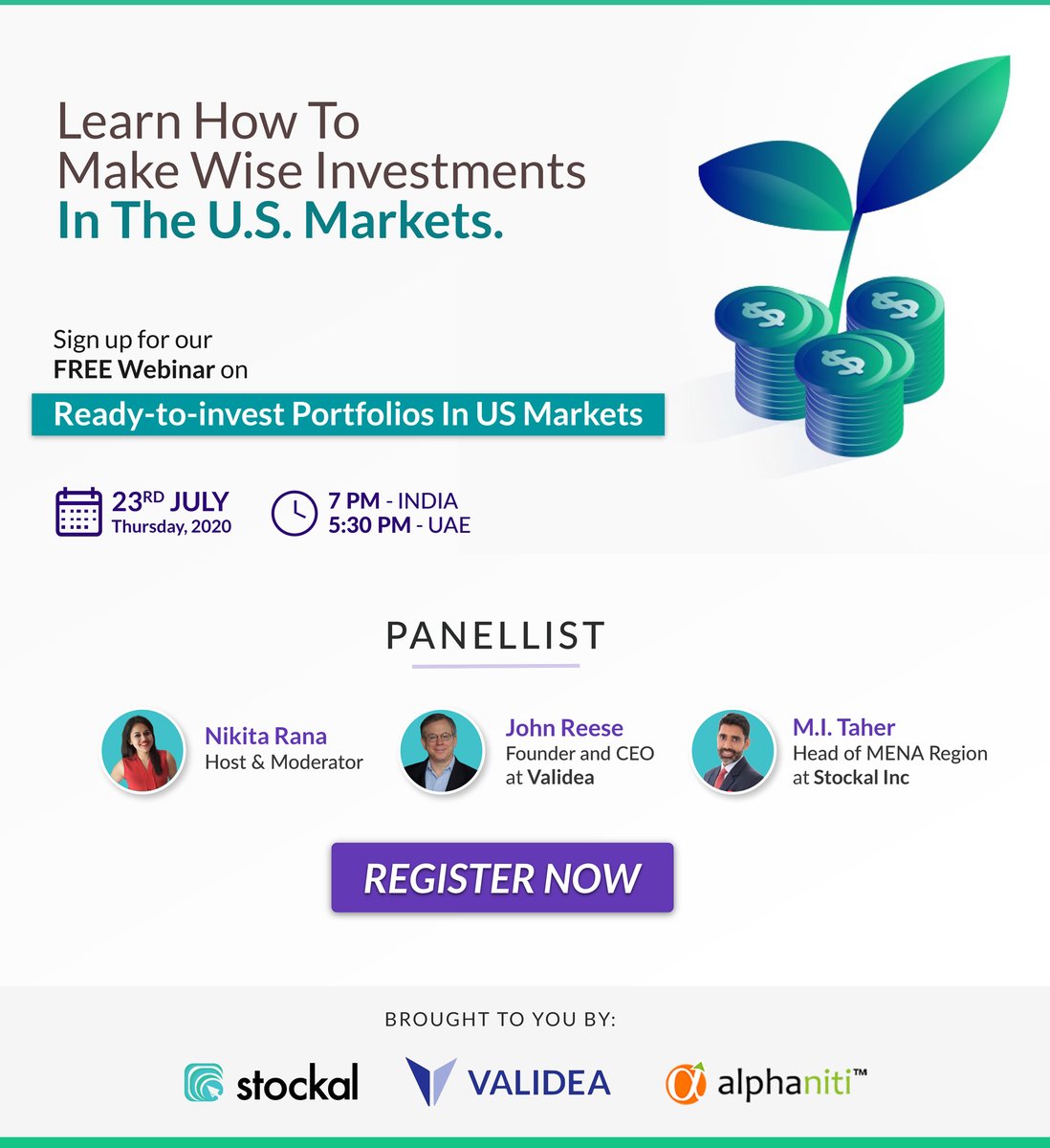 alphaniti_HQ's tweet photo. Join us for a Free Webinar on Ready-to-Invest Portfolios in the US Markets!

Registration Link: https://t.co/qDPRVCG37o
.
.
.
#FreeWebinars #USMarkets #Portfolios #InvestmentStrategies https://t.co/gqj9bERxUH
