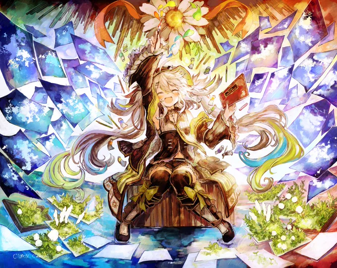 #女の子のイラストだけで興味を持ってくれる方へ届け 

ふぁんたじーのおんなのこがすきです 