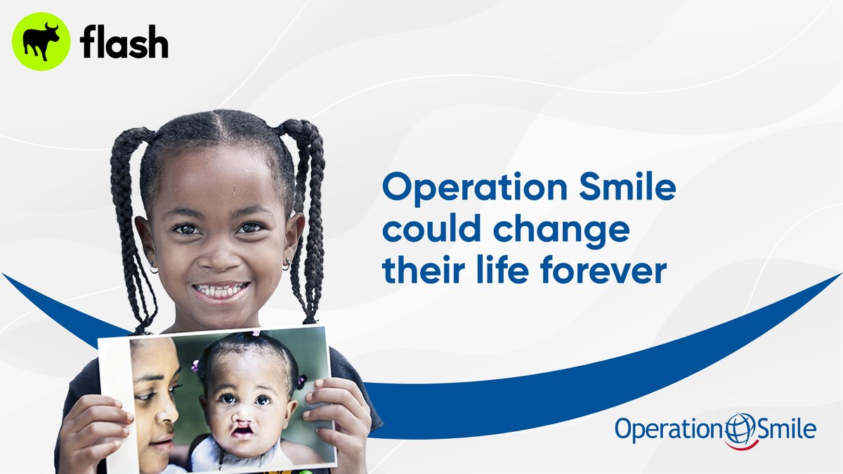 OpSmileSA's tweet photo. Thanks to you; our loyal donors and #partners we are able to provide more support, even during these difficult times. Special shout out to #FlashBusiness embracing #CleftandCraniofacial month by utilising their network of kiosks to create patient awareness.#appreciation #asmileis https://t.co/KIZRBt6eJW