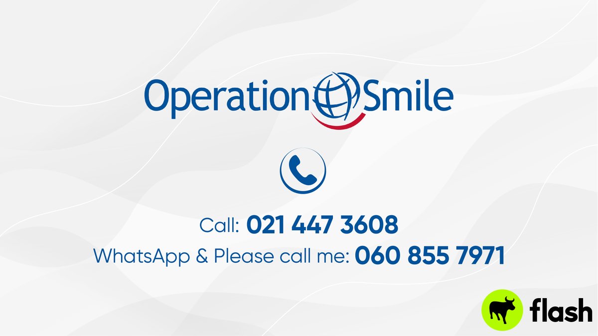 OpSmileSA's tweet photo. Thanks to you; our loyal donors and #partners we are able to provide more support, even during these difficult times. Special shout out to #FlashBusiness embracing #CleftandCraniofacial month by utilising their network of kiosks to create patient awareness.#appreciation #asmileis https://t.co/KIZRBt6eJW