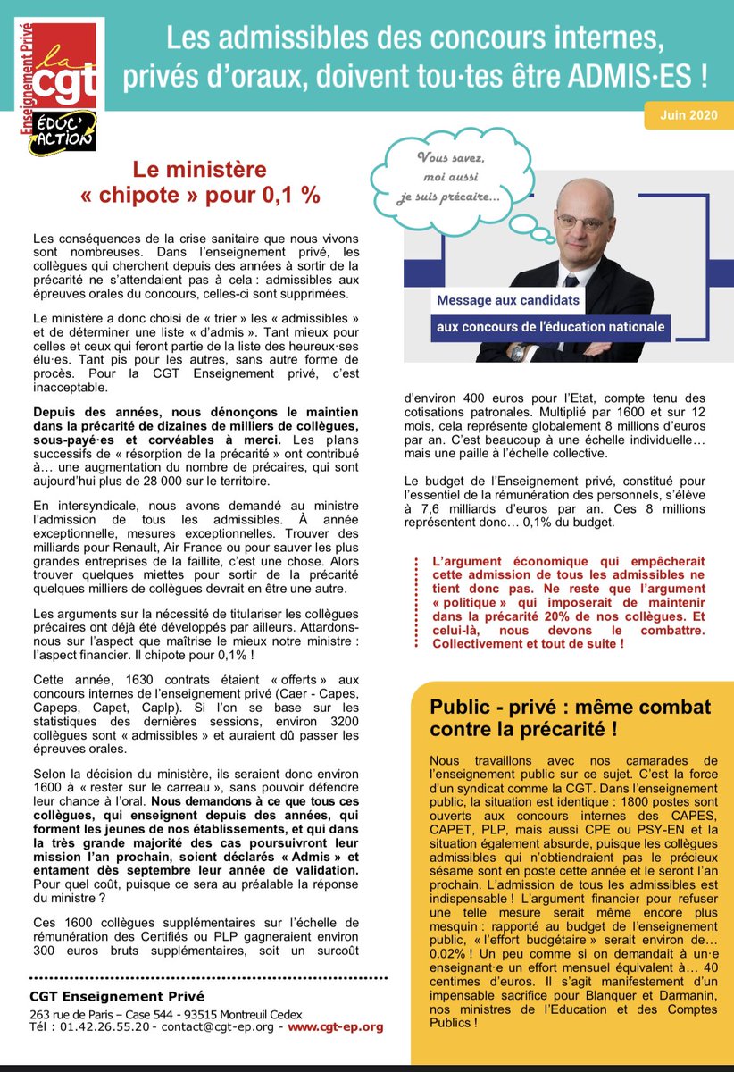 ClarisseClauda1's tweet photo. Vraiment infime partie sur la LC ... et niveau budget @jmblanquer #monblanqueràmoi chipote ! Faites nous participer à la relance économique @jeanCASTEX @EmmanuelMacron @AssembleeNat @Senat ... https://t.co/6mQOHlGoia