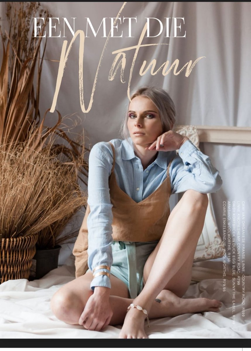 SteeleModels's tweet image. Fashion editorial for @blossmagazine 
Stylist: Chrismarie Bester @chrismarie_bester 
Assistant stylist: Jean-Amé van Tonder @jeanamevantonder 
Photographer: Anriette van Wyk @kiefkreativ 
MUA: Mercia du Plessis @mdup_make_up_artistry 
Model: Emily Atkinson @emily_atkinson9