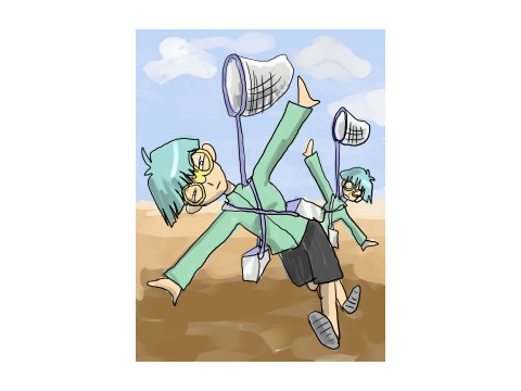 羽蛾の誕生日なので過去絵を発掘してきた 