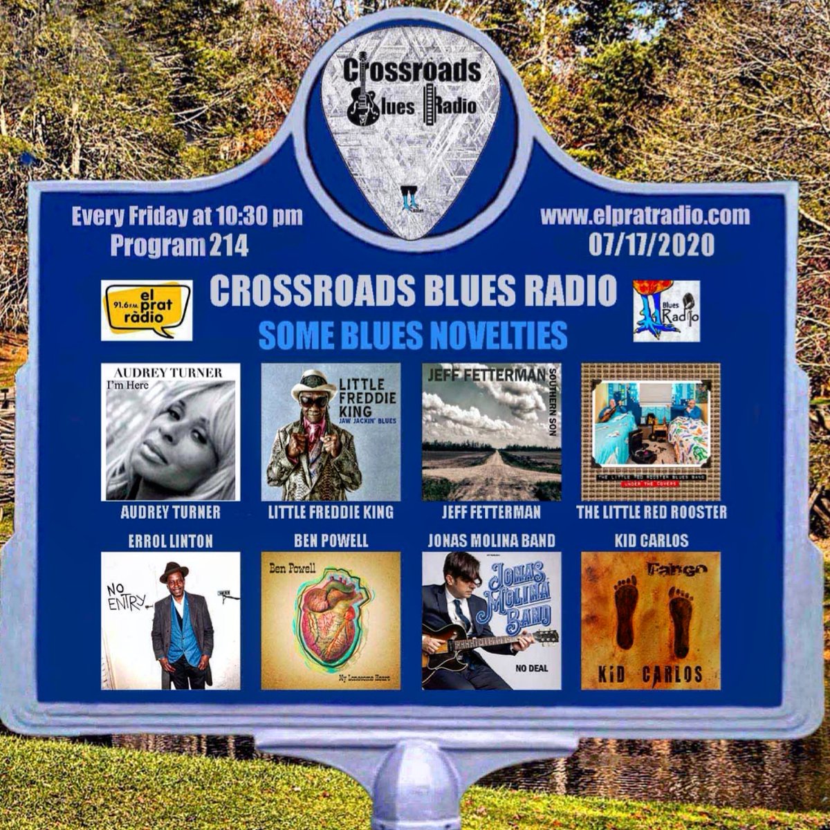 MeGustaElBlues's tweet photo. Crossroads Blues Radio
Podcast of the Program of July 17, 2020 https://t.co/Rr7PwAYAp4 #bluesradiopodcast #bluesradioprogram #radiodeblues #bluesmusic https://t.co/hMTVFgmDik