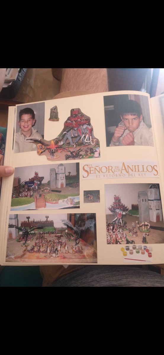 I have been crafting stuff for as long as I can remember. From model railroad systems to war games and scenery. The floor was my table, my cutting mat (ouch sorry Dad). It was my jam! That's my brother (top left) and me (top right) after growing our Lord of The Rings armies.