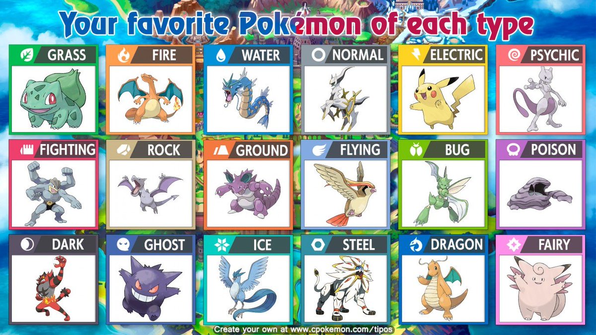 Arceus_90's tweet photo. Ok, so I only know up to 251 pokemon. After that I only played sun so that's why you can still find Incineroar and Solgaleo here. I browsed through some newer ones and while some have craaaazy designs I didn't want to base it on a 5 sec look.

Overal favorite? CHARIZARD. https://t.co/ADvzdcnYwm