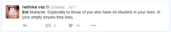rishibagree's tweet photo. Meet @radvaz , a person who slurps fevicol of secularism during other religious festivals https://t.co/AdfA8F9i9p