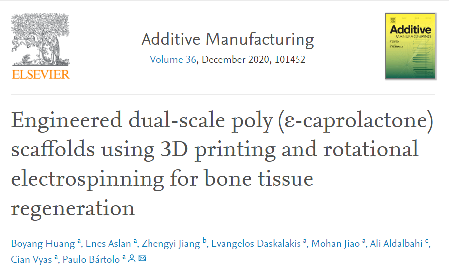 spraybase's tweet photo. #Spraybase Customer Publication🎉Congrats to Paulo Bartolo & Team at @OfficialUoM Manchester, UK
📝 Title: Engineered dual-scale poly (ε-caprolactone) #Scaffolds using #3DPrinting and rotational #Electrospinning for #Bone #TissueRegeneration
📝Read Here: https://t.co/JDOqBgr5vD https://t.co/cdfH80gFYq