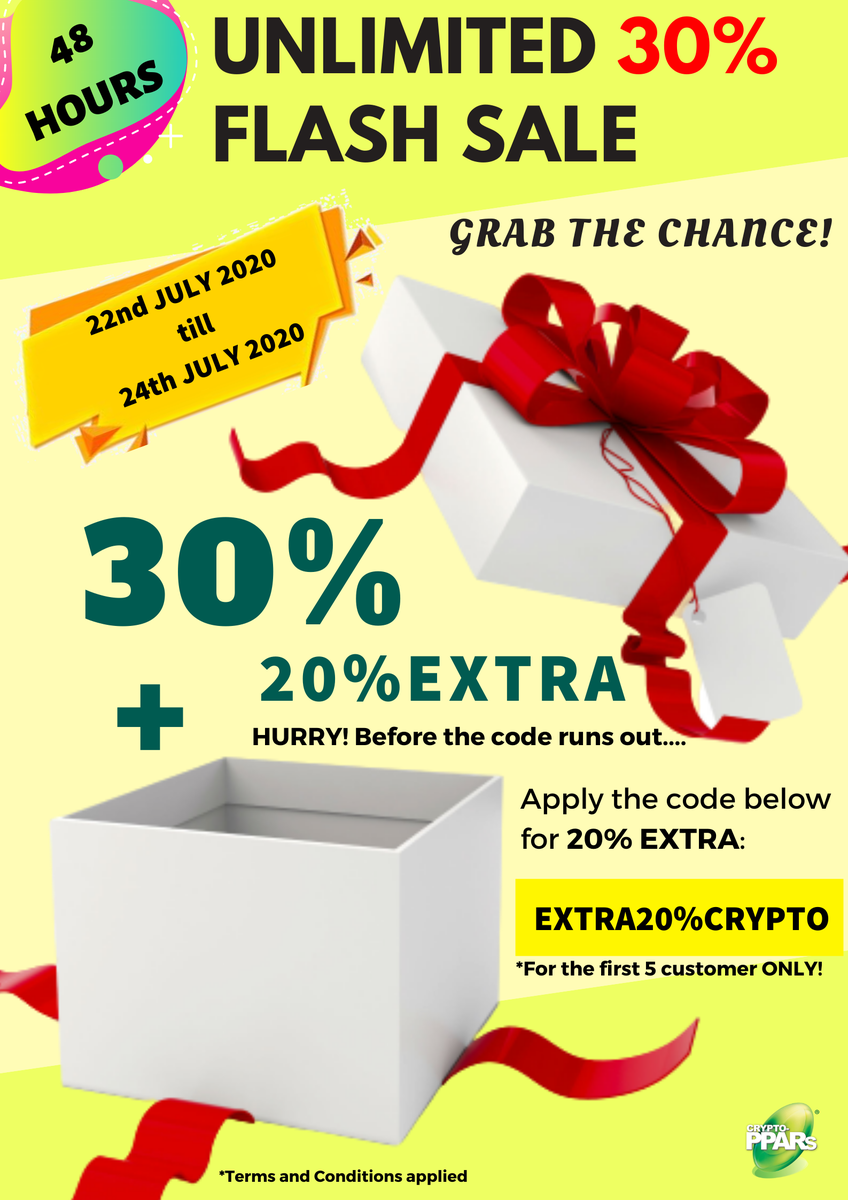 cryptopparsmy's tweet photo. SURPRISE IS HERE GUYS! 🥳🎊🎉

To make our 12th Anniversary Celebration merrier. Here we go with an unlimited 30% discount! Click the link below and shop at our website.

SHOP AT : 🌐https://t.co/QMhduFTeC9

Be fast! The sale is only for 48 Hours. 😁 https://t.co/C0gFJSnQu0