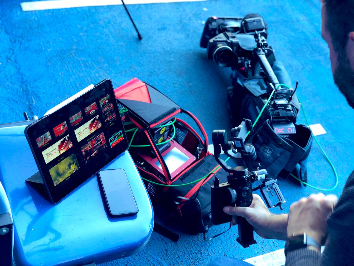 MobileViewpoint's tweet photo. How smart is this? Send 1 @SonyProUSA ENG cam to @BBCLookNorth using a #WMTlive #Agile. And a 2nd shot using our #Webstreamur app from a gimbal. All arriving in sync at the MCR, and viewed remotely on an #iPadPro
๐ท @MikeyBCameraman is at it again!! https://t.co/5omkl7EK5B