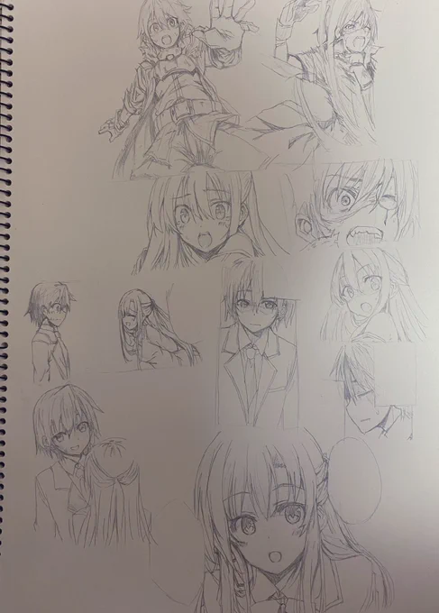 ありふれ模写
3時間ぶっ続けで描いた。くそ疲れた 