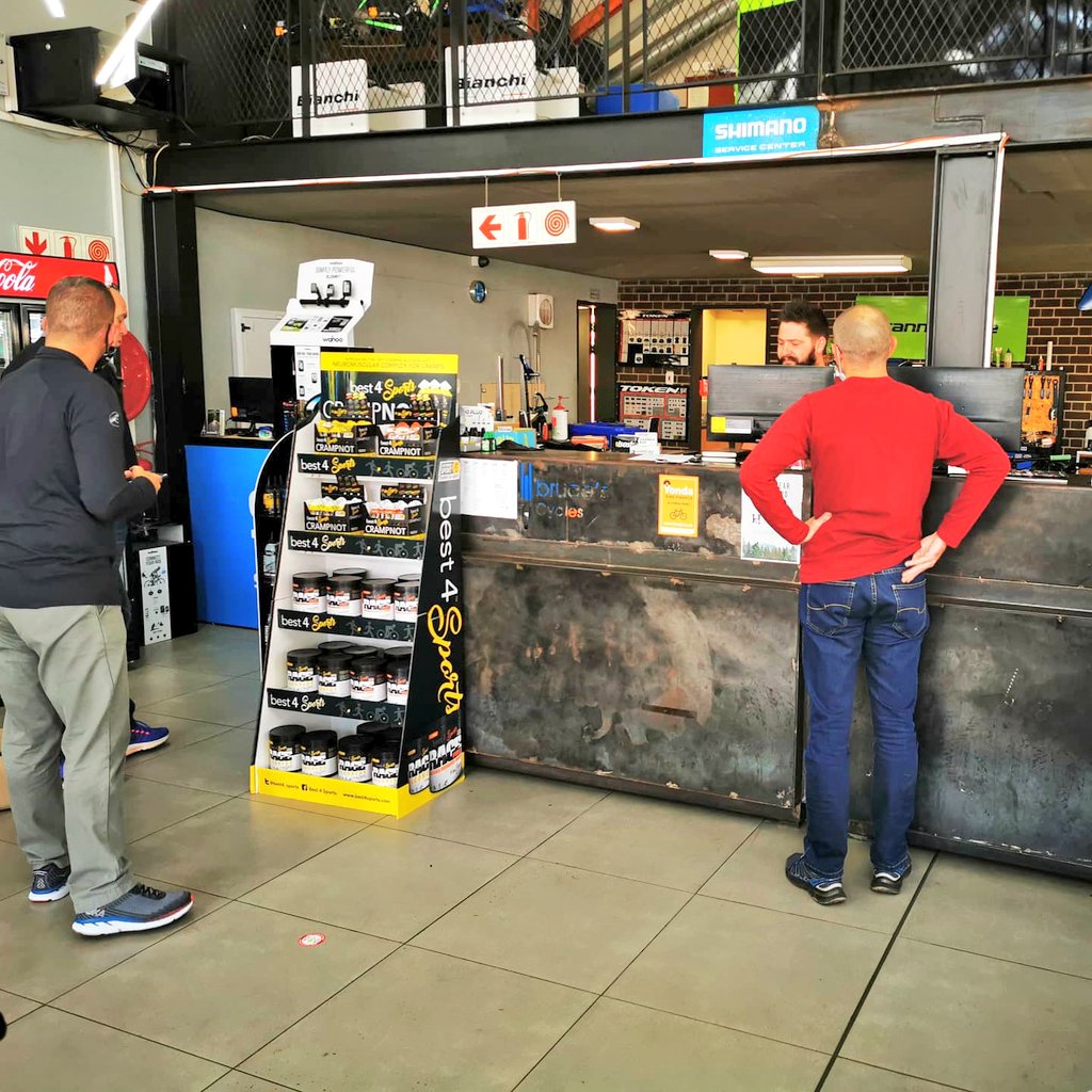 best4_sports's tweet photo. We welcome Bruce Reyneke Cycles in the Shere to the #Best4Sports Family.
.
.
.
Good, Better, Best4 You.
#best4 #best4me #best4you #betteryourbest #feelinspiretransform #best4sports https://t.co/F9uJxF3jZw