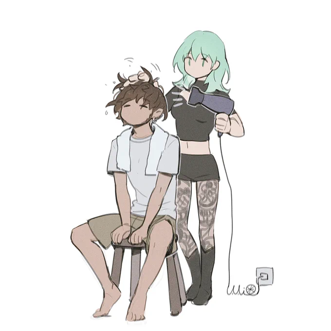 And then.....
(please don't ask me why do they have a hair dryer.?) 