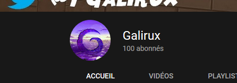 FGalirux's tweet photo. Merci pour les 100 abos 🥳🥳❤️ https://t.co/vTISEYOsXe