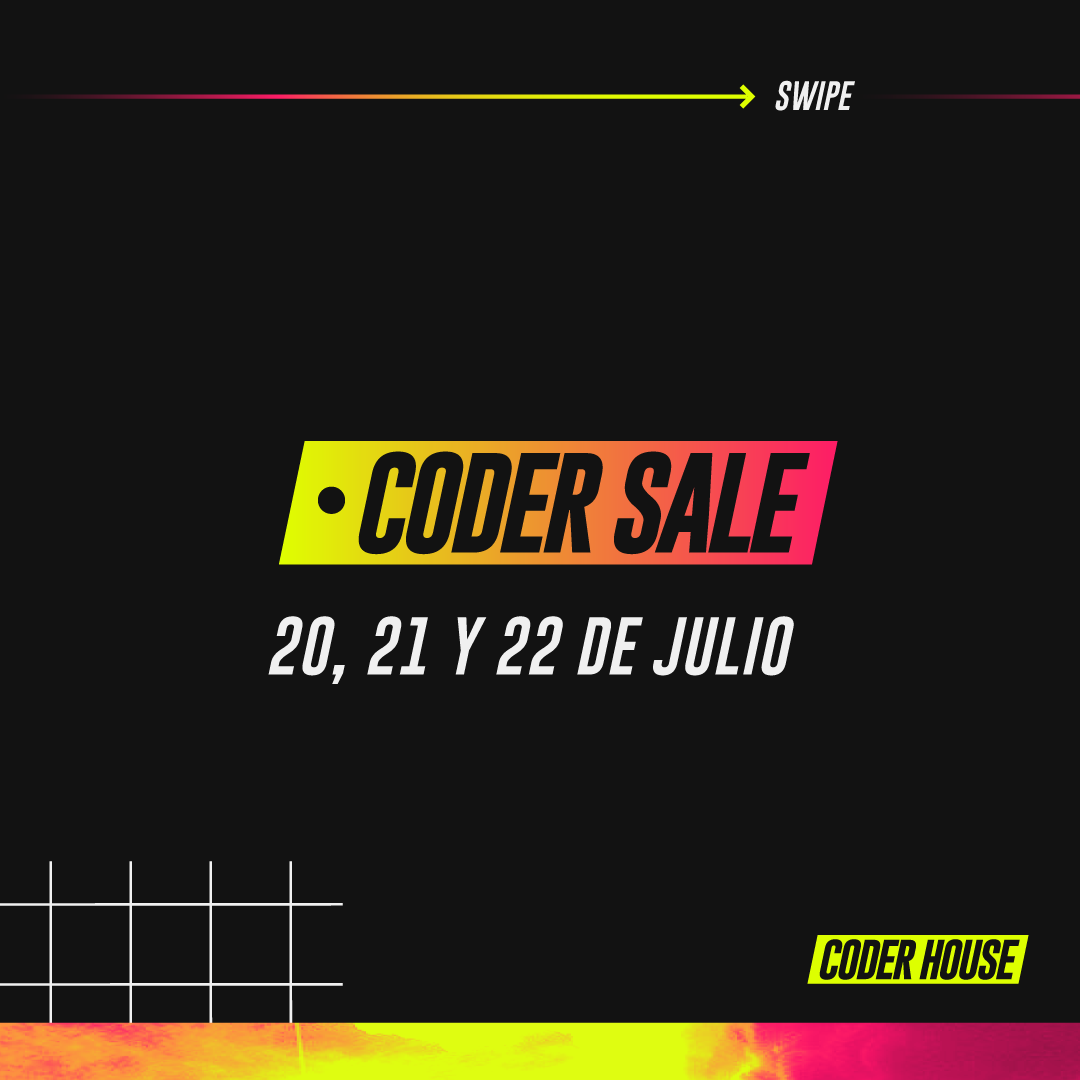 coderhouse's tweet photo. #CoderSale - el 20, 21 y 22 de julio, sumate a Coderhouse con #BecaAsegurada y hasta 6 cuotas sin interés en todos nuestros cursos y carreras*
Más información en https://t.co/5visWeyTKx
*Si sos del exterior de 🇦🇷 tenés hasta 3 cuotas sin interés. https://t.co/XL5uFdAAZM