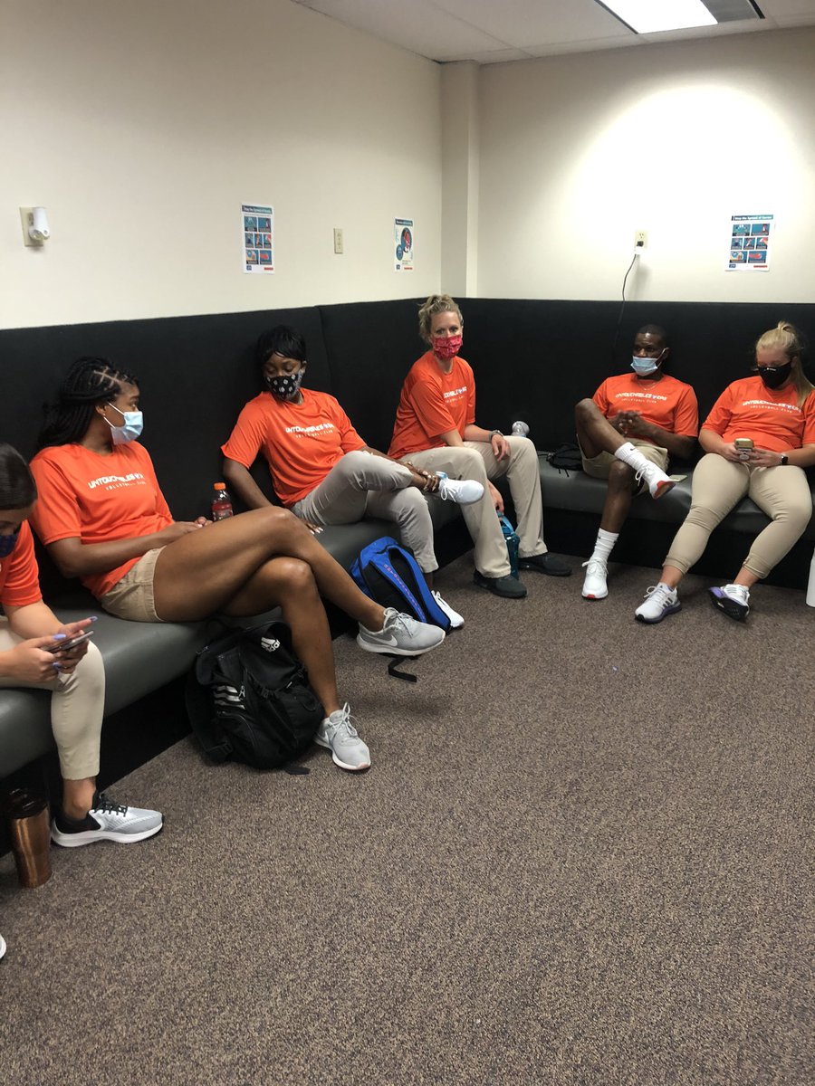 Coaches masked up for our parent meeting!