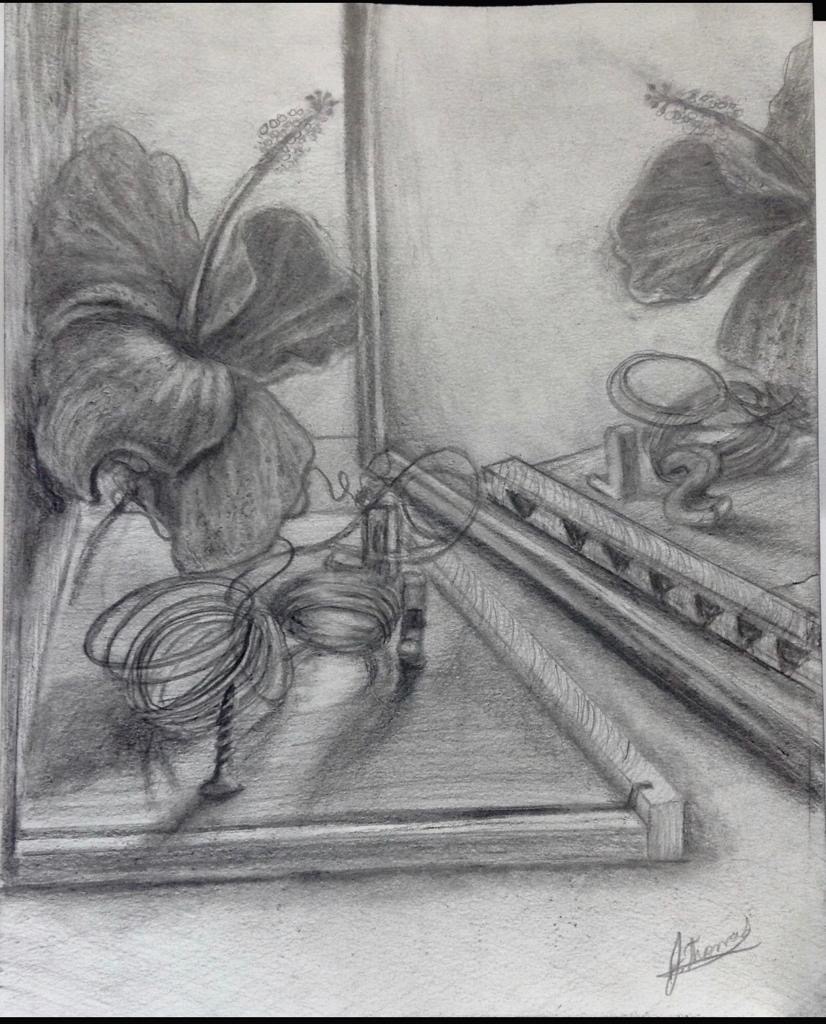 saibahamas's tweet photo. Our Fine Arts students did not come to play this year. #SAI2020 #Bahamas #Bahamianart #art #drawing #stilllife https://t.co/iKscXLgLZY