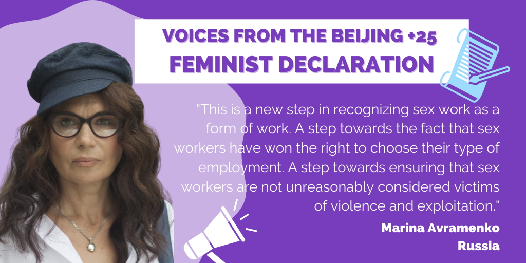 📢 #FeministsWantSystemChange: Because that’s what it’ll take to #LeaveNoOneBehind. Let’s fight for a new multilateralism that helps us build an inclusive #FeministFuture beyond #Beijing25.