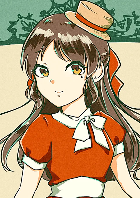真っ赤な昭和レトロワンピ着てもらった!!
#橘ありす 