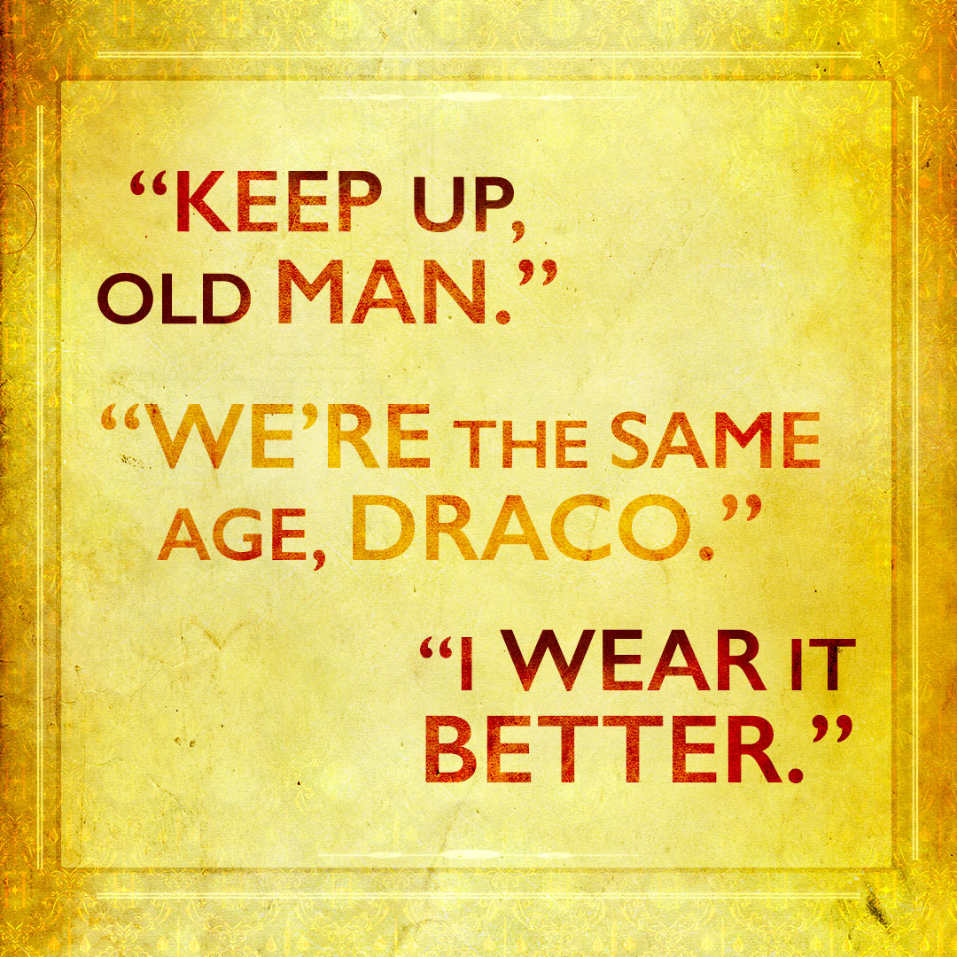 CursedChildLDN's tweet photo. You know what day it is! For this week's #TuesdayTrivia, which wizard had this heated exchange with Draco in #CursedChild? https://t.co/GujVWBw6ap