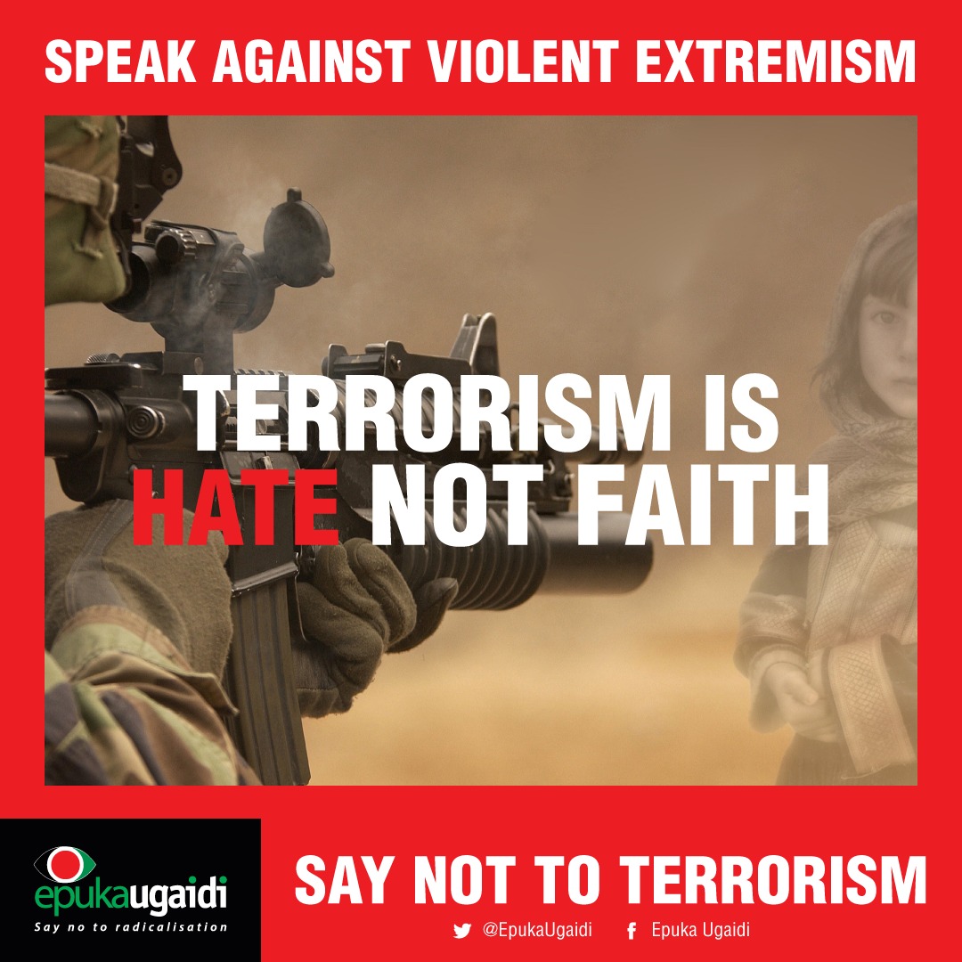 EpukaUgaidi's tweet photo. No religion promotes terrorism
#SayNoToRadicalisation https://t.co/jw1K5kJxuO