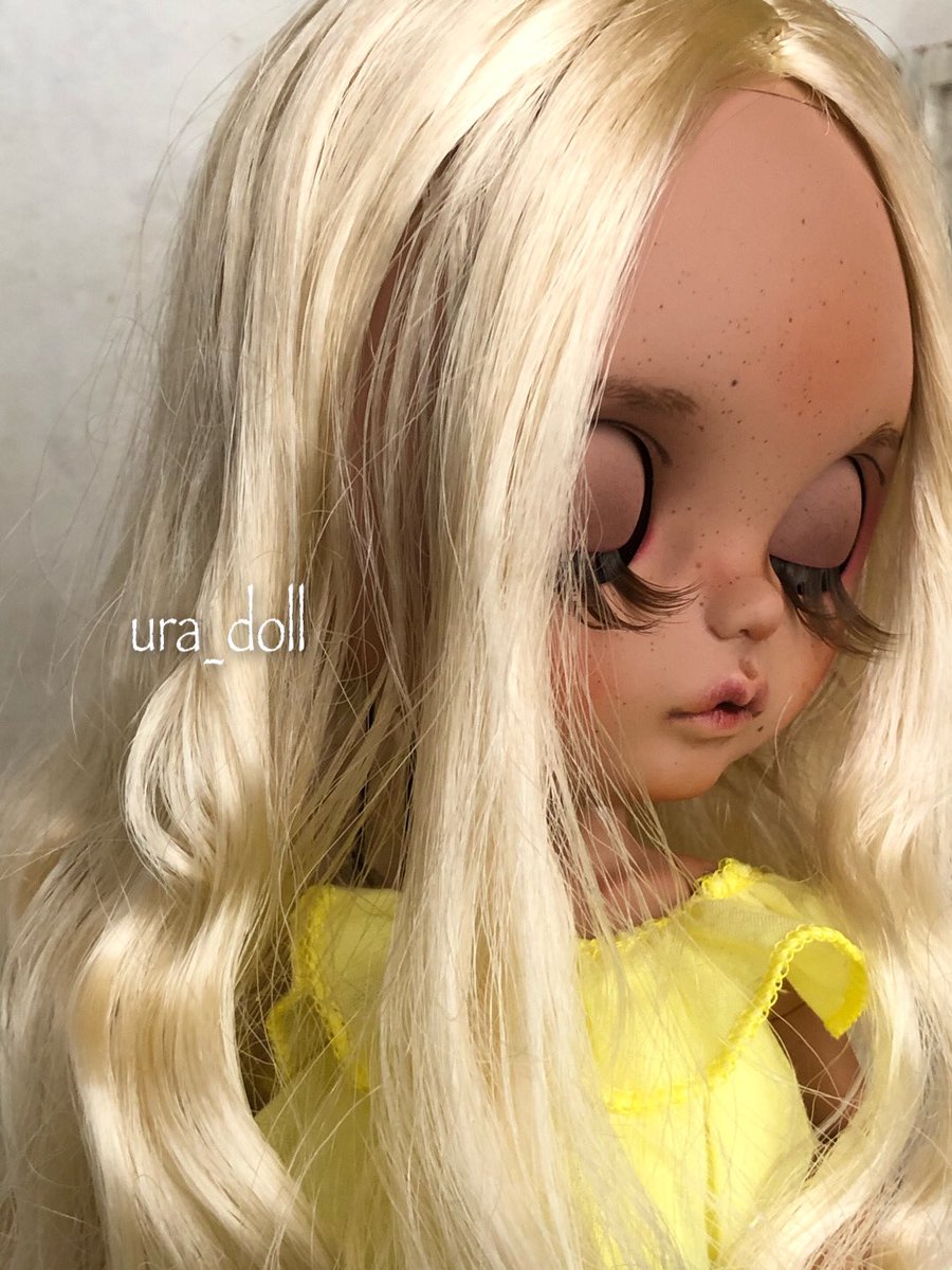 Ura On Twitter オーダー品 No 121 リアルカスタムのアシャアルヴィラさんฅ W ฅ 色黒さんでリアルは初めてだったので 試行錯誤 ๑ ㅁ ๑ Blythedoll Blythe Blythecustom Customblythe Doll カスタムブライス ブライス アシャアルヴィラ