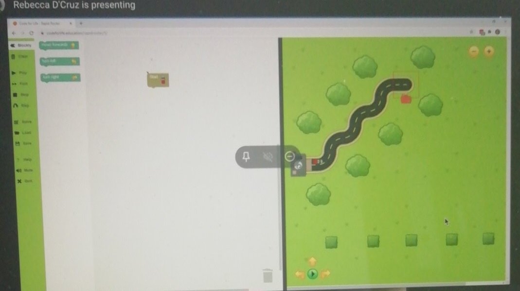 casnortheast's tweet image. @RebeccaDCz from @codeforlifeuk  about to start a @CompAtSch CAS Port of Blyth community meeting on @Ocado #rapidrouter.Great resource for programming for primary and secondary