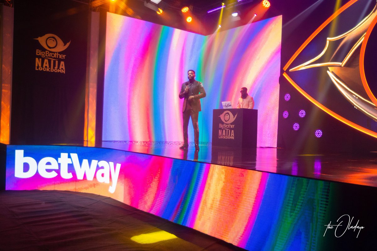 MadeByMassive's tweet photo. The immersive and interactive set design for this year's Big Brother Nigeria Live Show was #MadeByMASSIVE  #MassiveDynamics https://t.co/vRpADGqqeJ