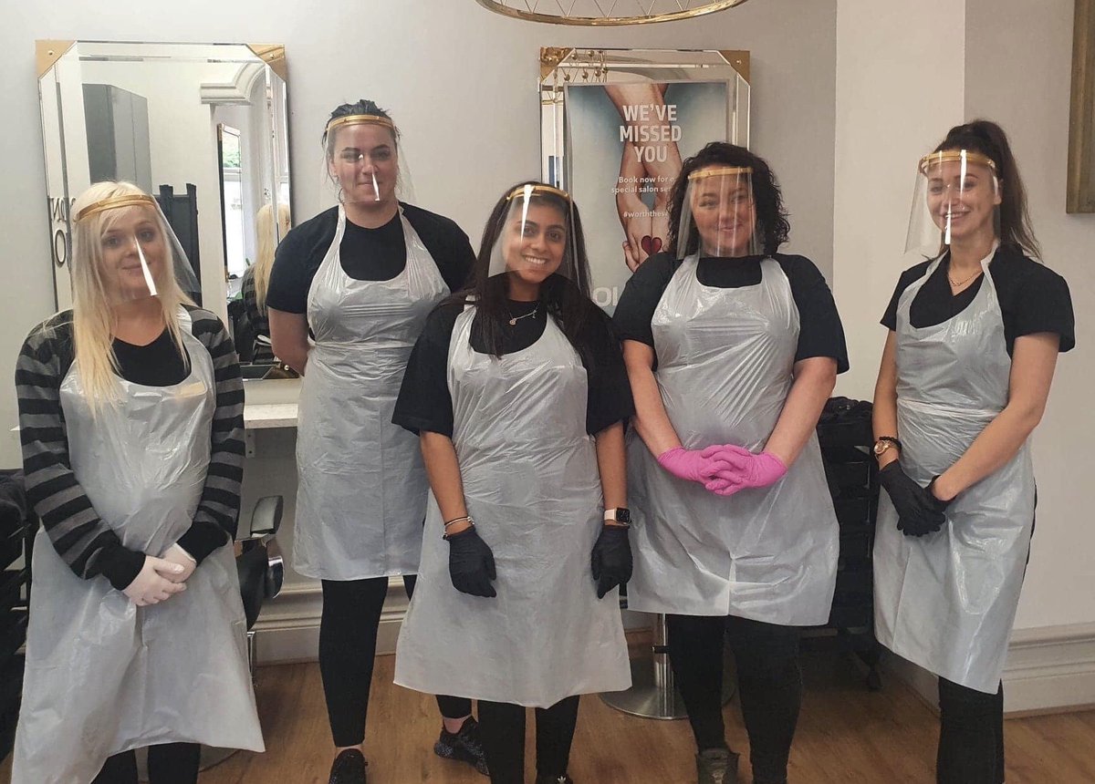 HairSolved's tweet photo. Now that our Salons are open it is our priority to keep customers and staff safe PPE✅TemperatureTaken✅Sanitiser✅ProfessionalService✅ #hairsolved #hairlossexperts https://t.co/kh62FGUg57