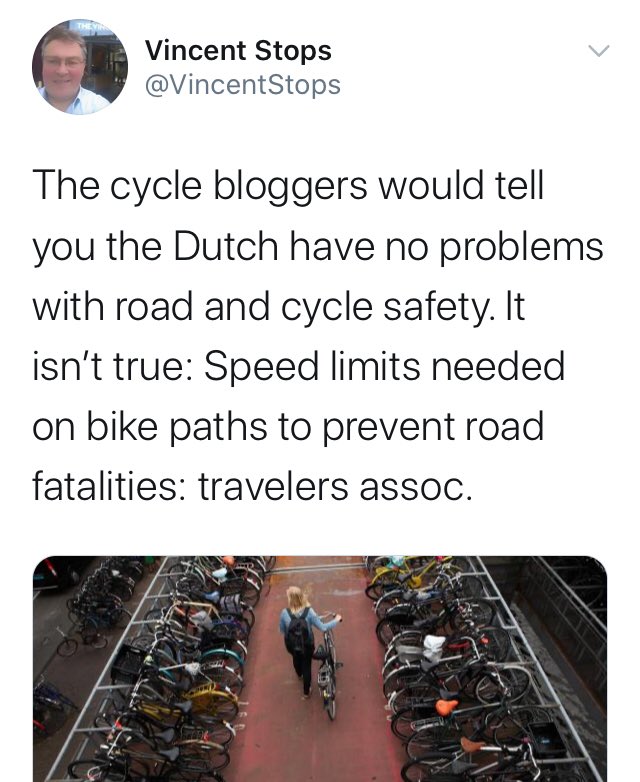 VictorSteps's tweet image. The bloggers and cycle-centrics claim that nothing bad ever happens in the Netherlands. That’s definitely an argument they make. Well done Vincent shooting that myth down. #facts #bloggers