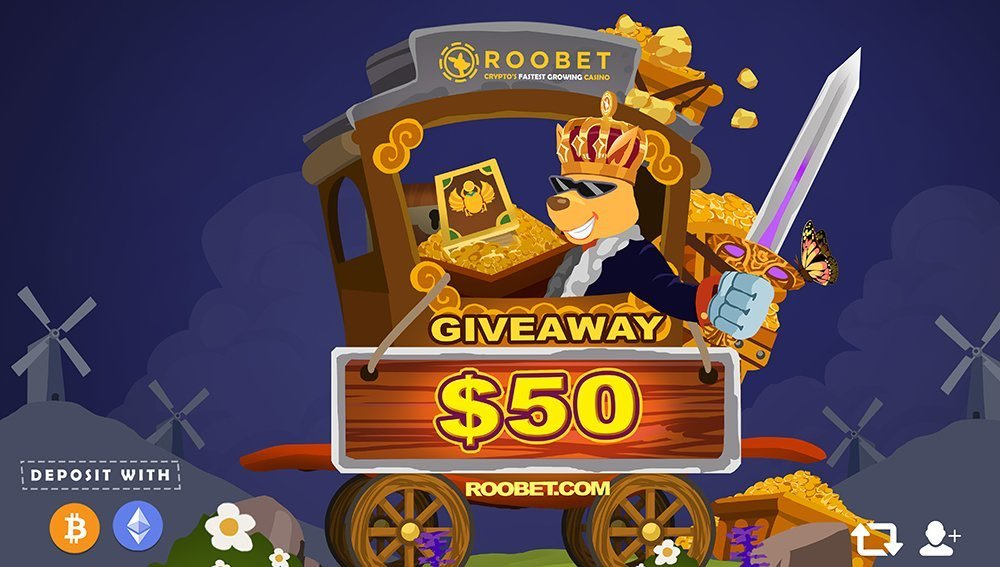 ($50.00) Roobet Balance - Giveaway!!

To enter:
- Retweet tweet
- Follow <a href="/LyveRaffle/">LyveRaffle</a> + <a href="/Roobet/">Roobet</a> 
- Reply with Roobet Username

72h - Want more free prizes? Visit LyveRaffle.com💰🍀