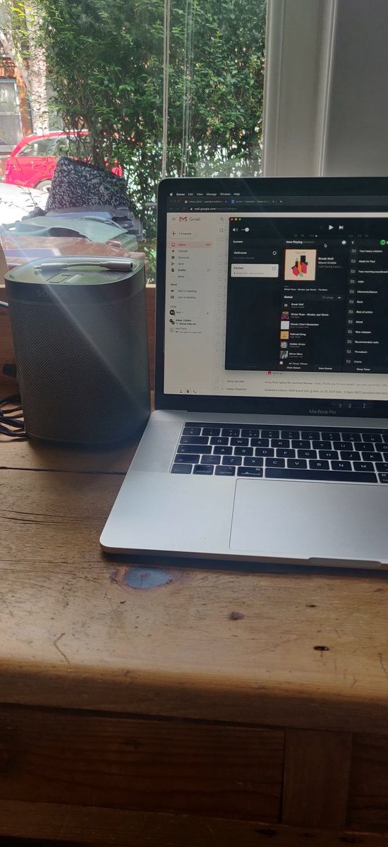 PaulCalway's tweet photo. @Sonos if my laptop is here (on the internet and 3m from the router) and the Sonos is next to it why can't it find the bloody Sonos!!!!! 4 years I've had this product and it has never worked properly https://t.co/AvXoNGfajH