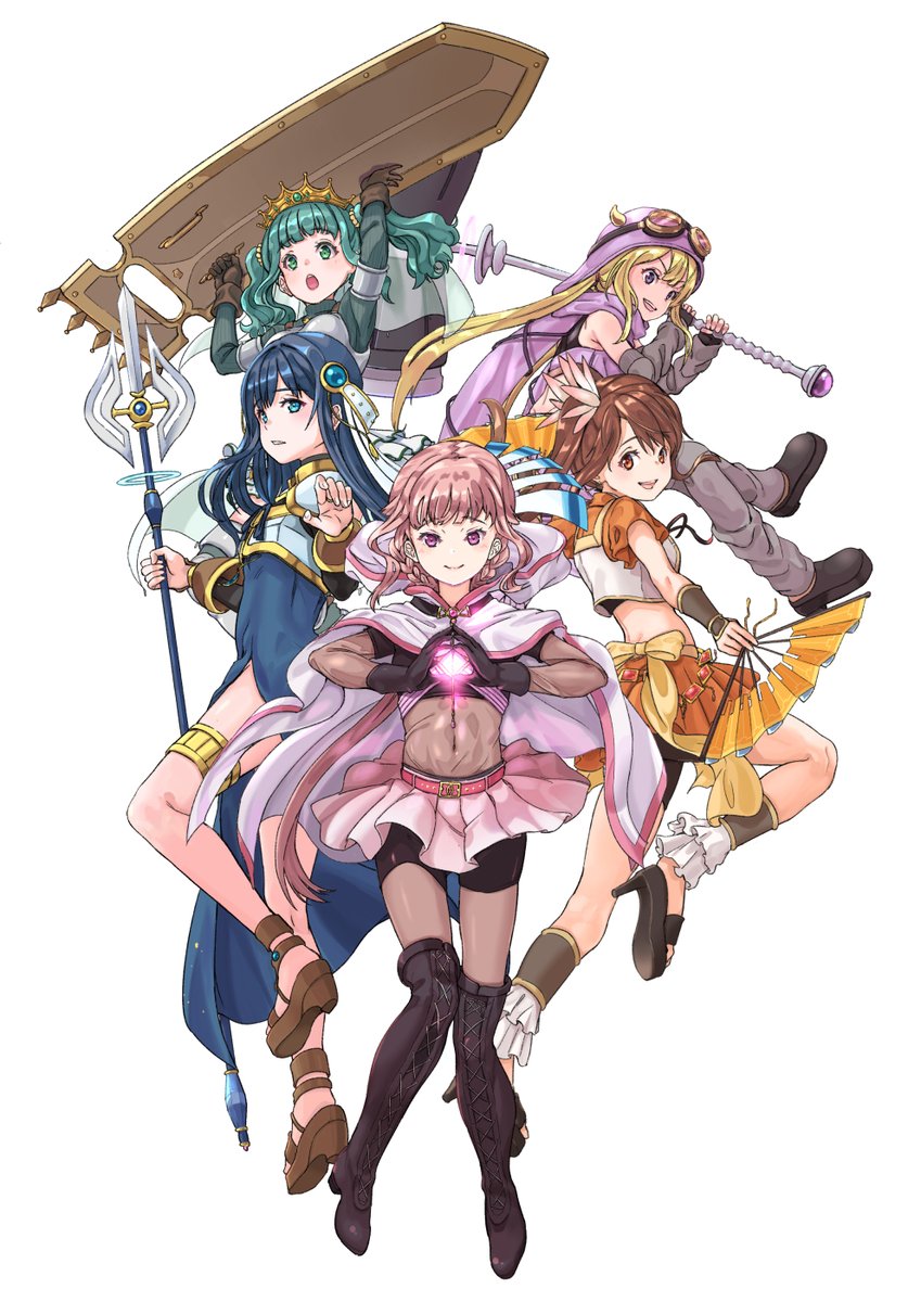 みかづき荘とななか組そろったー ナナカマドのイラスト