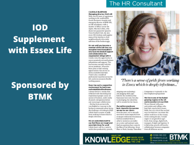 wearemadhr's tweet photo. We are delighted to have featured in this months @IoDEast supplement in @Essexlife, sponsored by @BTMKSolicitors 
#IODEAST
#BTMKSolicitors
#EssexLife
#HREssex https://t.co/17PAhO9jRp